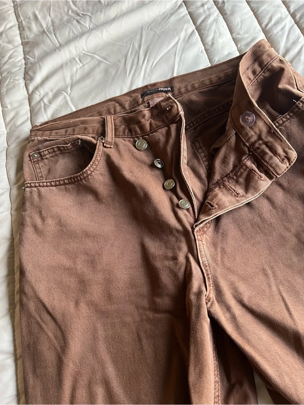 Women’s Brown Casual Pants - Relaxed Fit